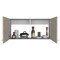 Tuhome Napoles Wall Cabinet, Two Shelves, Double Door, White/Light Gray MBZ6561 - alternate 6